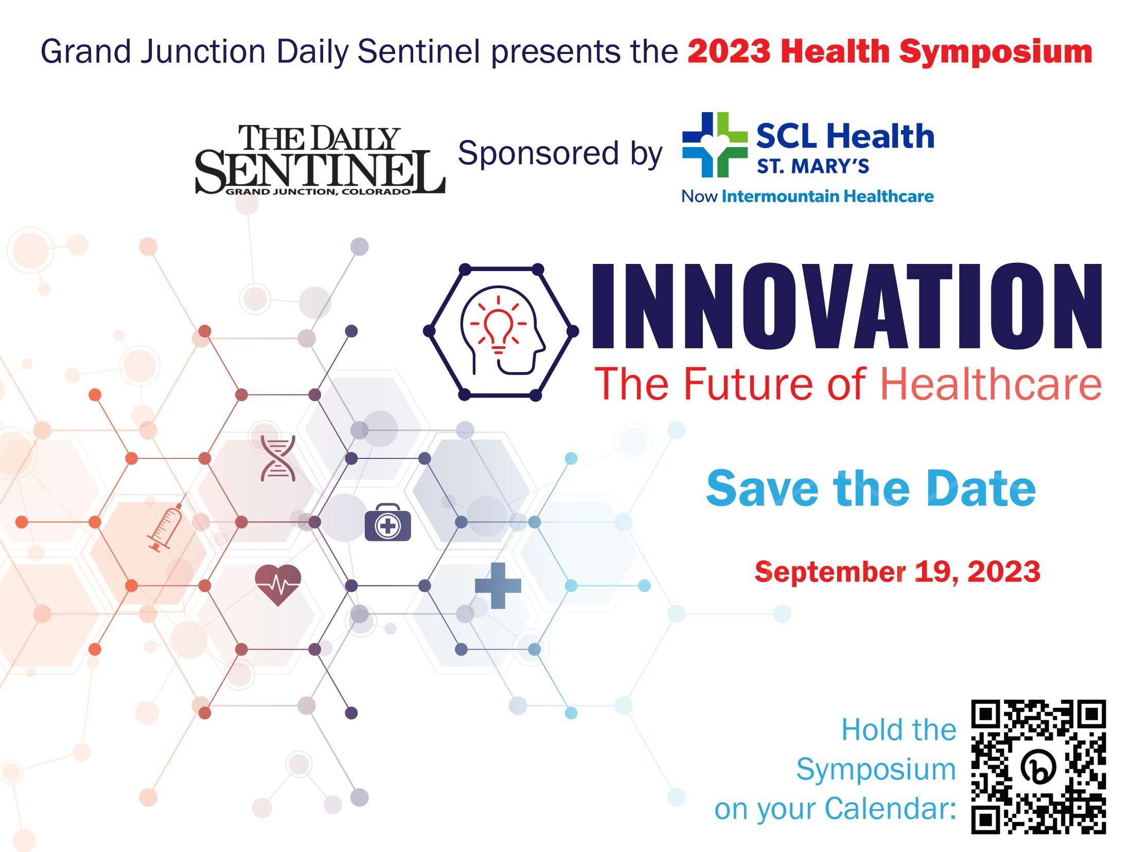 SAVE The DATE 2023 - Healthcare Innovation Symposium - Monument Health